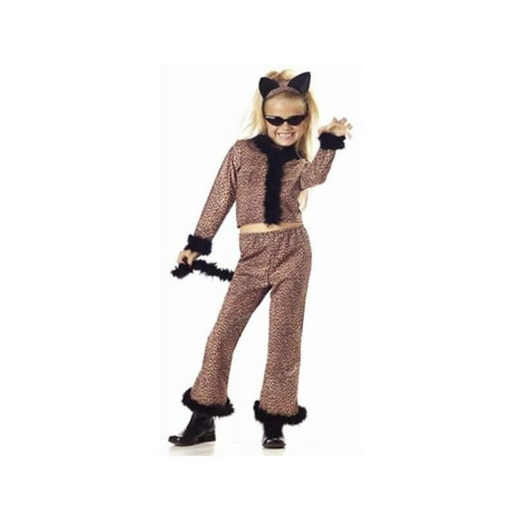 Child's Leopard Girl Suit Costume