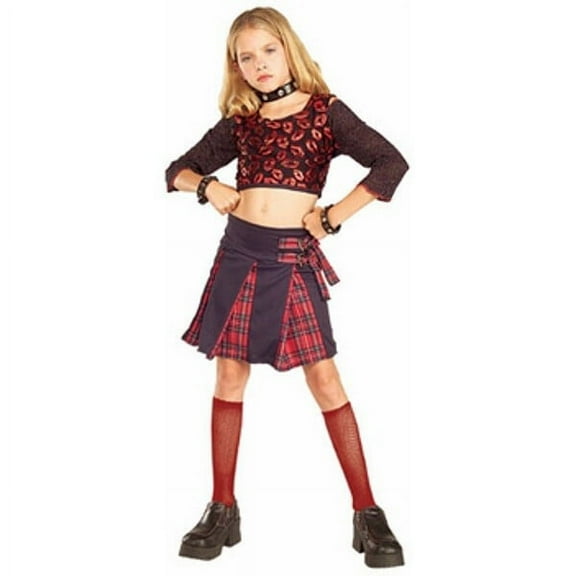Child's Lipstick Diva Costume~Medium 8-10 / Red