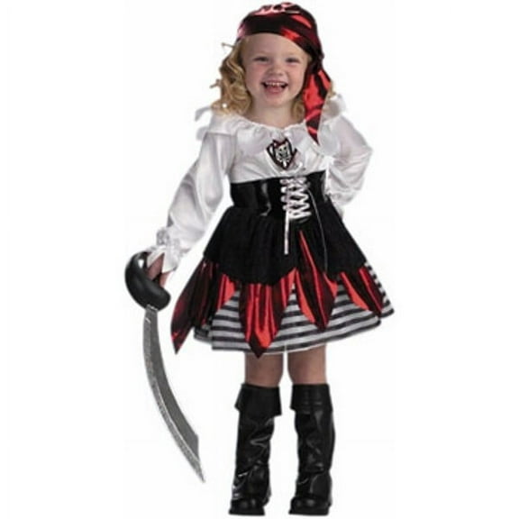 Child's Petite Pirate Girl Costume