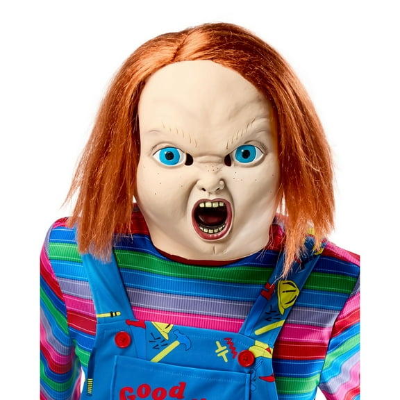 Child's Play 2 Chucky Overhead Latex Mask for Men by Rubies