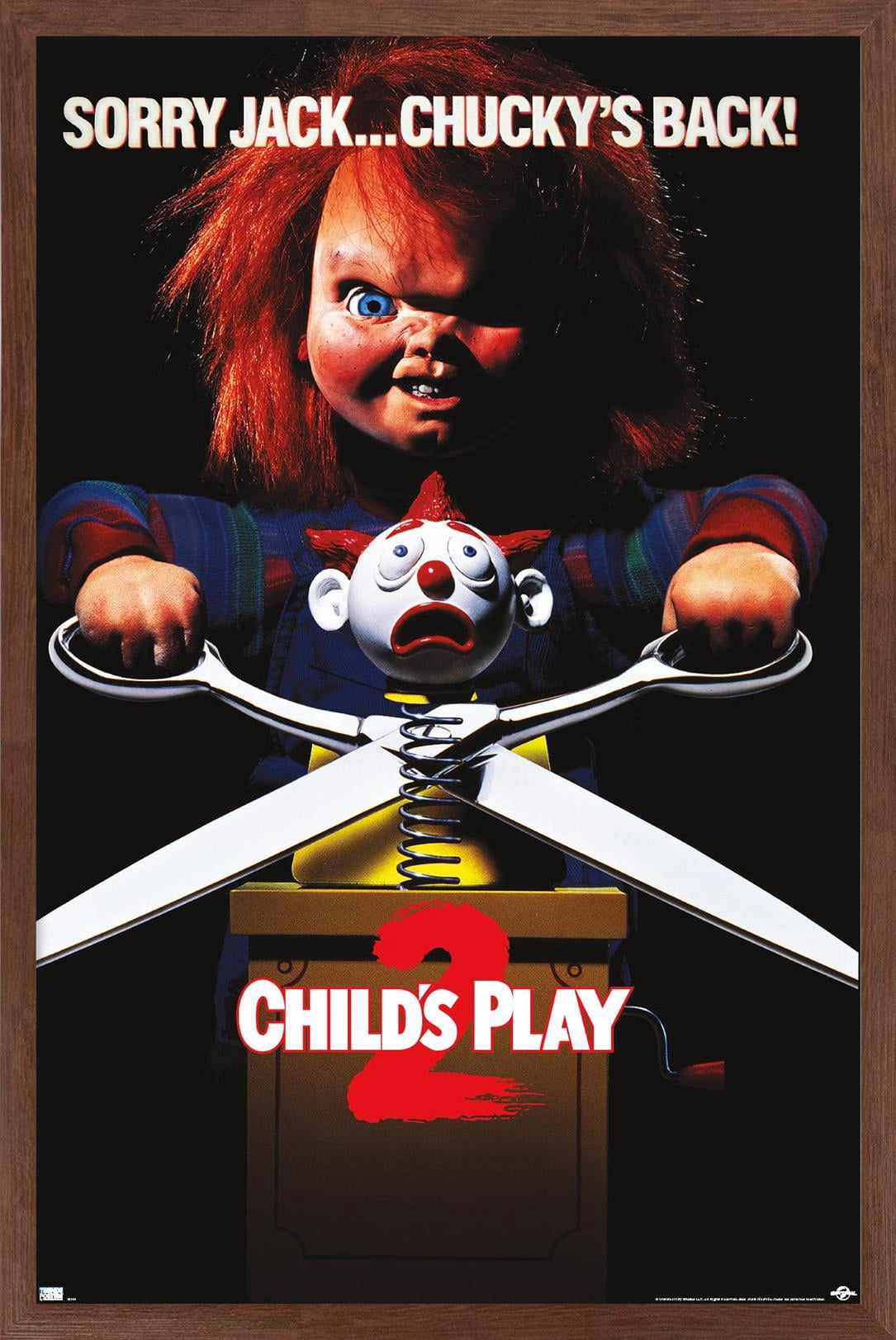 Child's Play 2 - One Sheet Wall Poster, 14.725" x 22.375" Framed
