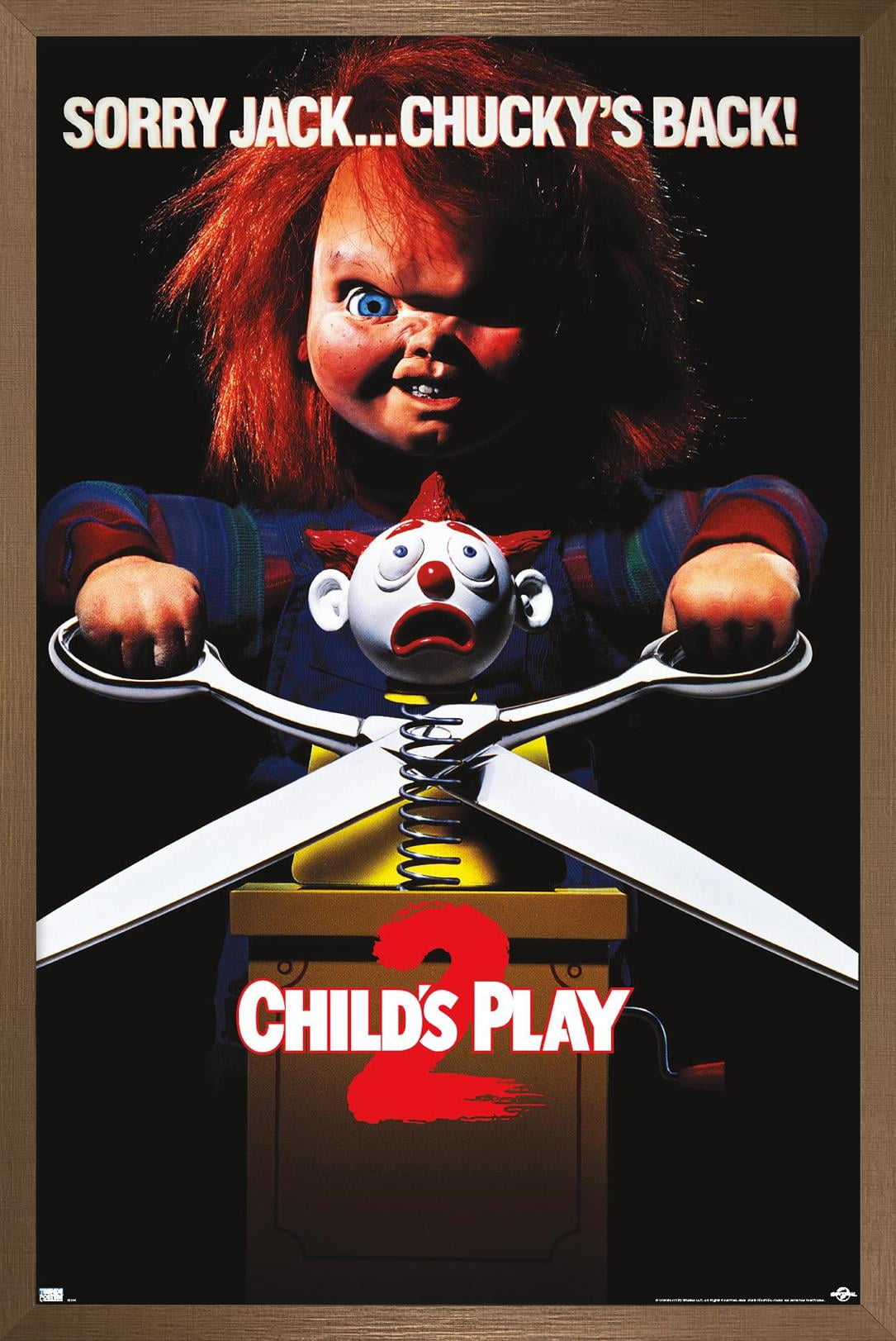 Child's Play 2 - One Sheet Wall Poster, 22.375" x 34" Framed