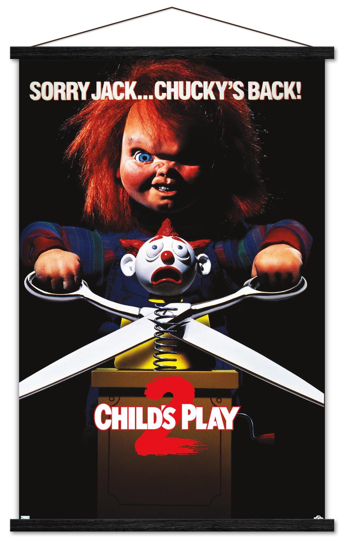 Child's Play 2 - One Sheet Wall Poster with Magnetic Frame, 22.375" x 34"
