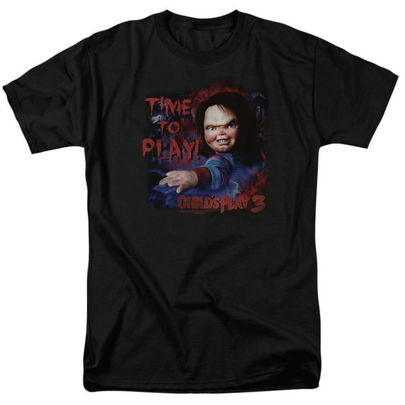 Child's Play 3 Time To Play S/S Adult 18/1 T-Shirt Black