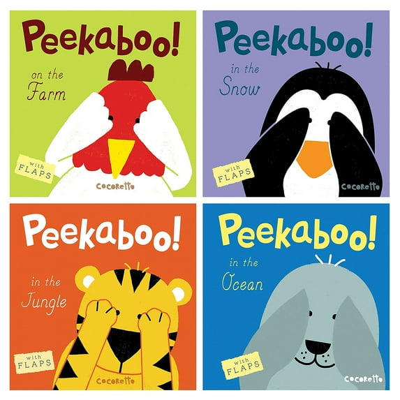Child's Play Peekaboo! Set of 4 Board Books (CPYPEEKABOOSET)