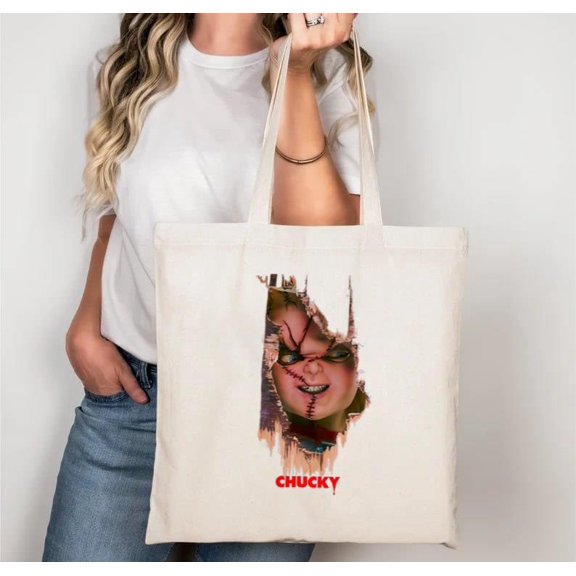 Child's Play Chucky Horror Movie Slasher Doll Killer Good Guy,, Tote Bag Unisex