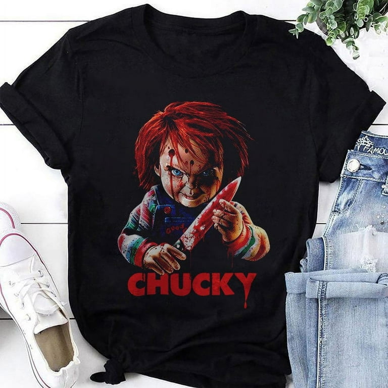 Chucky t shirt discount
