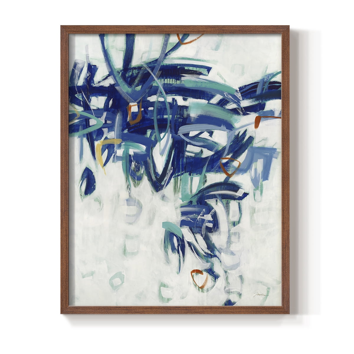Child's Play I in Paper Solid Wood 8 x 10 Framed Print