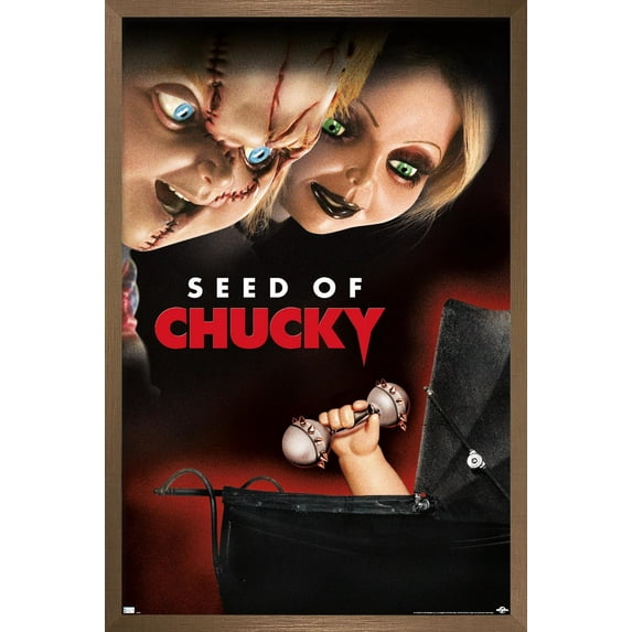 Child's Play: Seed of Chucky - One Sheet Wall Poster, 22.375" x 34" Framed