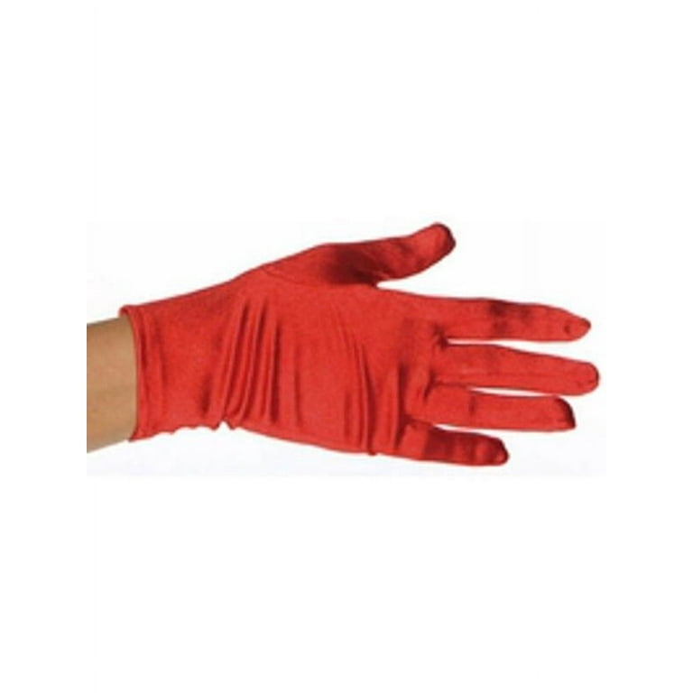 Red Gloves Child Costume Accessory Red Gloves Child Costume Accessory