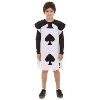 ACE Playing Card Costume Tunic alice in Wonderland Heart, Spade, Diamond,  or Clubs baby, Toddler, Kids, Teen, Adult and Plus Sizes 