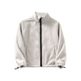 thumbnail image 1 of Child's Thick Plush Cotton Coat Fleece Middle And Large Children's Zipper Windproof And Warm Coat, 1 of 4