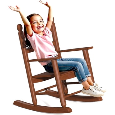 Aazon.co: VINGLI Outdoor Children's Rocking Chair, All-Weather Wooden