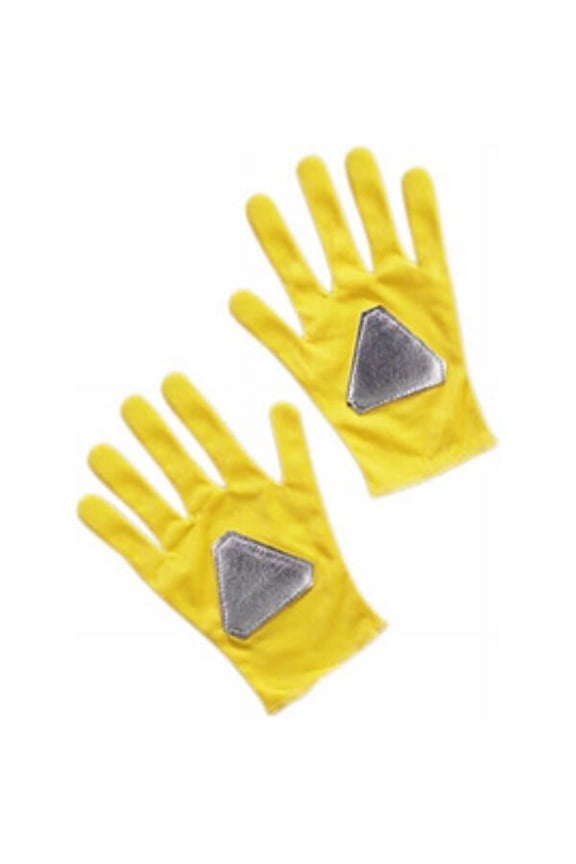 Child's Yellow Power Ranger Gloves