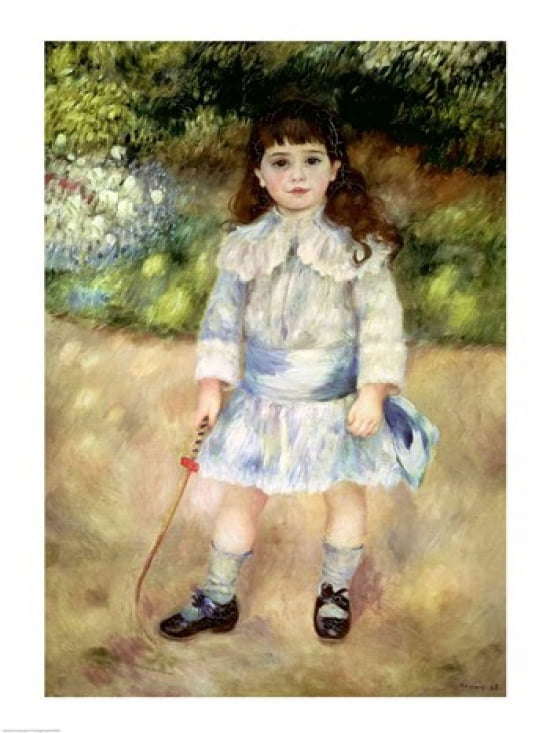 Child with a Whip 1885 Canvas Art - Pierre-Auguste Renoir (18 x 24)