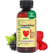 ChildLife Essentials Liquid Iron Essential for Healthy Blood, Berry Flavor, 4 Fl Oz Bottle Pack of 1