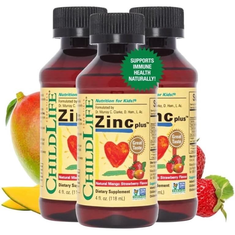 ChildLife Essentials Liquid Zinc Plus - Immune Support for Kids