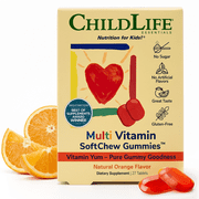ChildLife Essentials Multi Vitamin Gummies for Kids Natural Orange, 27 Tablets