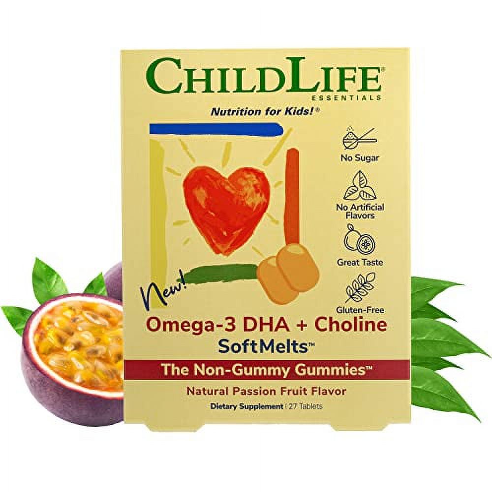 ChildLife Essentials Omega3 DHA + Choline SoftMelts AllNatural