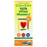 ChildLife Essentials Organic Infant Vitamin C Drops, 2 fl oz 59 ml