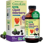 ChildLife Essentials سائل عضوي لدعم المناعة من نبات البلسان للأطفال، بنكهة نبات البلسان الطبيعية، عبوة من 4 زجاجات سعة 4 أونصة سائلة تحتوي على قطعة واحدة