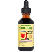 ChildLife Essentials Sleep Essential Natural Sleep Aid for Kids, Berry Flavor, 2 Fl Oz Pack of 1