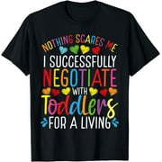 Childcare Teacher Negotiate with Toddlers Daycare Provider T-Shirt