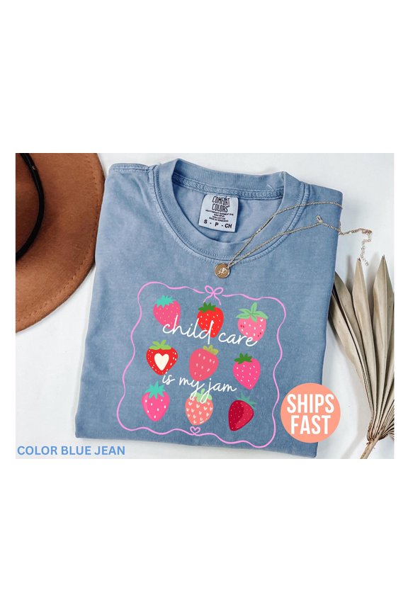 Childcare Teacher Shirts Childcare Is My Jam Shirt Childcare Workers Shirt Child Care Teac