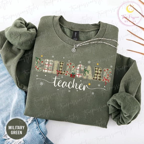 Childcare Teacher Sweatshirt, season Childcare Workers Shirt, Child Care Provider Tee, Early Childhood Educator T1875, F2644