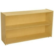Childcraft ABC Furnishings 2-Shelf Storage Unit, 48 x 13 x 27-3/8 Inches