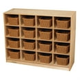thumbnail image 1 of Childcraft Cubby Storage Unit, 16 Baskets, 38-3/8 x 13 x 30 Inches, 1 of 3