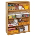 thumbnail image 1 of Bird In Hand 1335362 Childcraft Deep Shelf Storage Unit, 4 Shelves, 35.75 x 14.75 x 48 in., 1 of 2