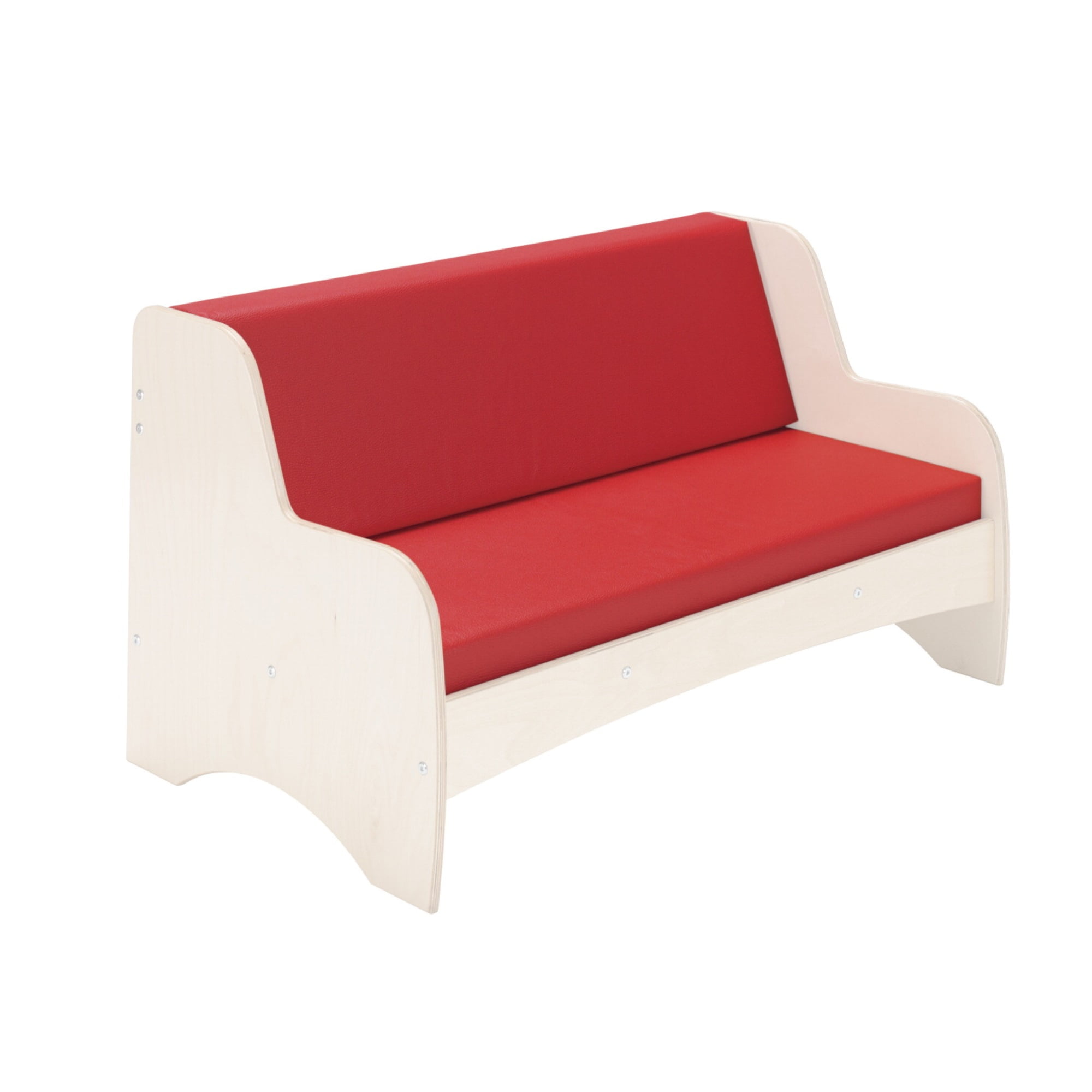 Childcraft Family Living Room Couch Replacement Cushions, Red, 34-3/4 x 20-1/8 Inches