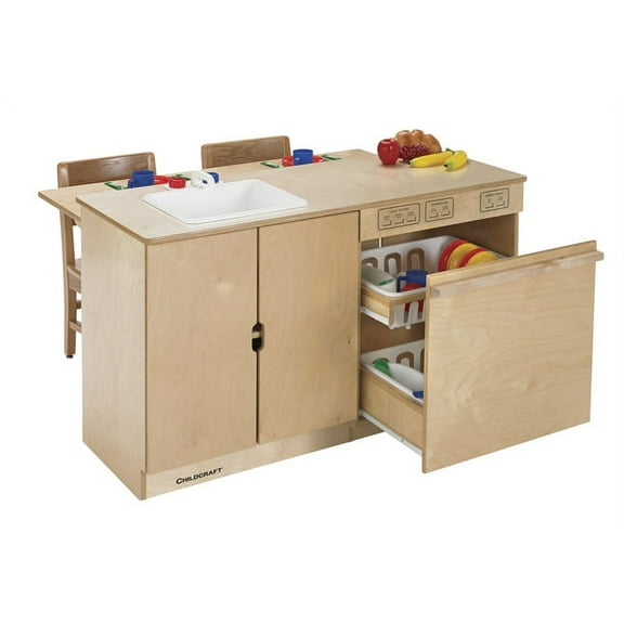 Childcraft Modern Kitchen Sink and Dishwasher Combo, 43-1/2 x 29-3/4 x 24-3/8 Inches