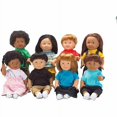 thumbnail image 1 of Manto International 1334796 Childcraft Multi-Ethnic Doll Set, 13 in. - Set of 8, 1 of 1