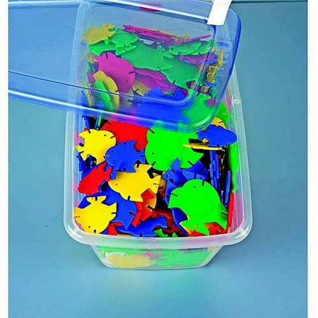 Childcraft Preschool Manipulative Fish Blocks, 420 Pieces and 1 Container