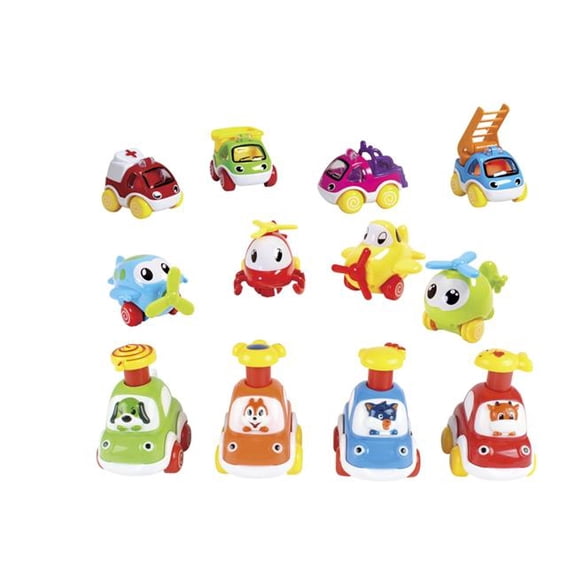Childcraft 2023495 Pull Back Vehicles - Set of 12