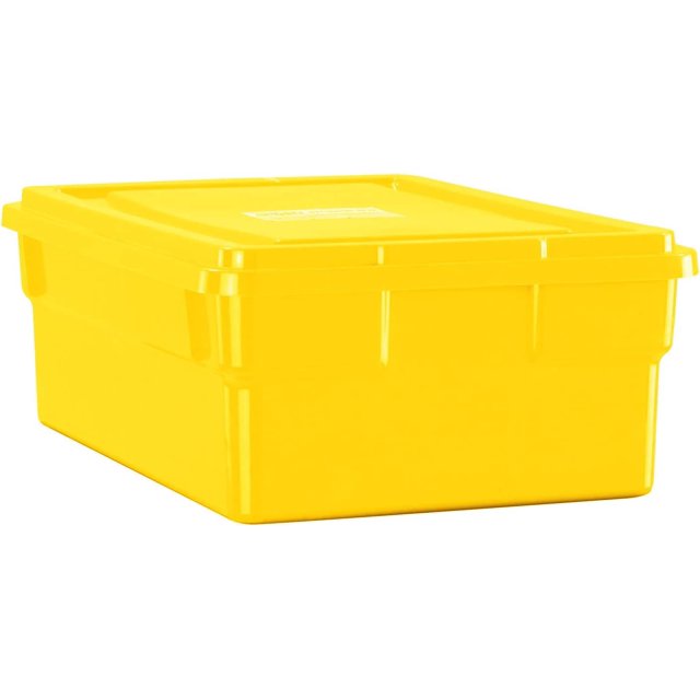 Childcraft School Smart Storage Box with Lid, 11 x 6 x 16 Inches