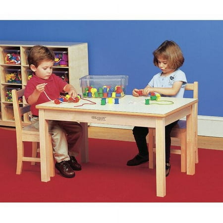 Childcraft Wood Rectangle Kids Writing Table