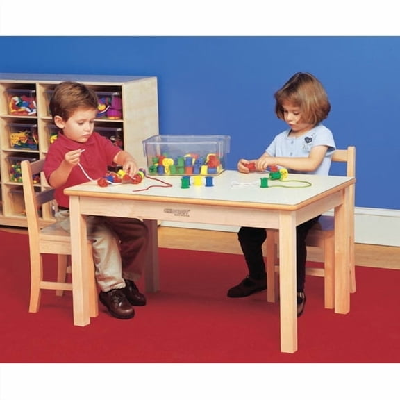 Childcraft Wood Round Kids Writing Table