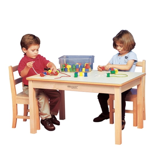 Childcraft Wood Table, Laminate Top, Rectangle, 24 x 36 x 16 Inches