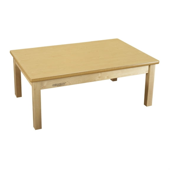 Childcraft Wood Table, Laminate Top, Rectangle, 30 x 48 x 28 Inches