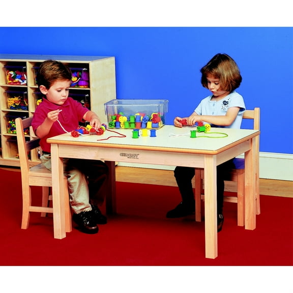 Childcraft Wood Table, Laminate Top, Rectangle, 30 x 60 x 30 Inches