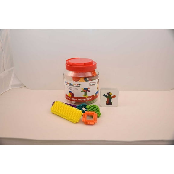 Childcraft Young Manipulative Brix, Assorted Colors, Set of 18