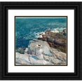 thumbnail image 1 of Childe Hassam 13x12 Black Ornate Wood Framed Double Matted Museum Art Print Titled: The South Ledges, Appledore (1913), 1 of 5