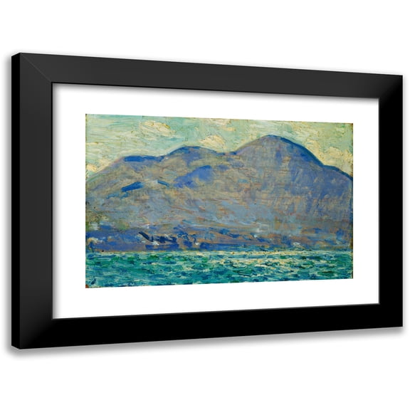 Childe Hassam 14x11 Black Modern Framed Museum Art Print Titled - Mt. Beacon at Newburgh