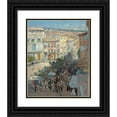 thumbnail image 1 of Childe Hassam 15x18 Black Ornate Wood Framed Double Matted Museum Art Print Titled - View of a Southern French City (1910), 1 of 5