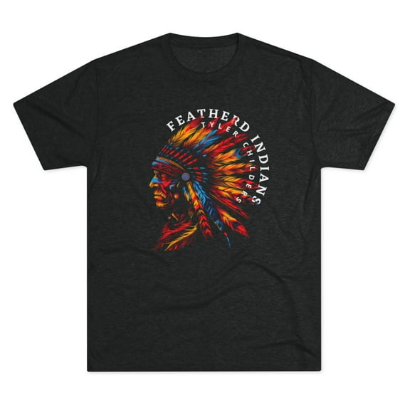 Childers Feathered Indians CountryUnisex Tri-Blend Crew Tee