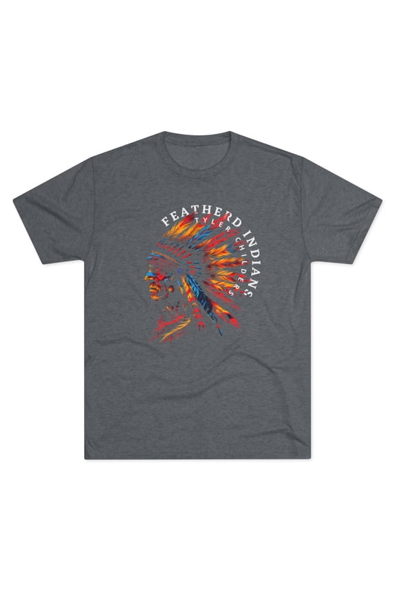 Childers Feathered Indians CountryUnisex Tri-Blend Crew Tee