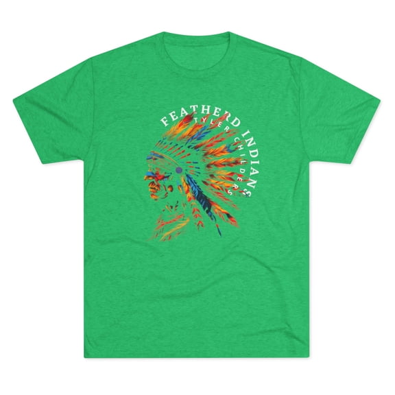 Childers Feathered Indians CountryUnisex Tri-Blend Crew Tee